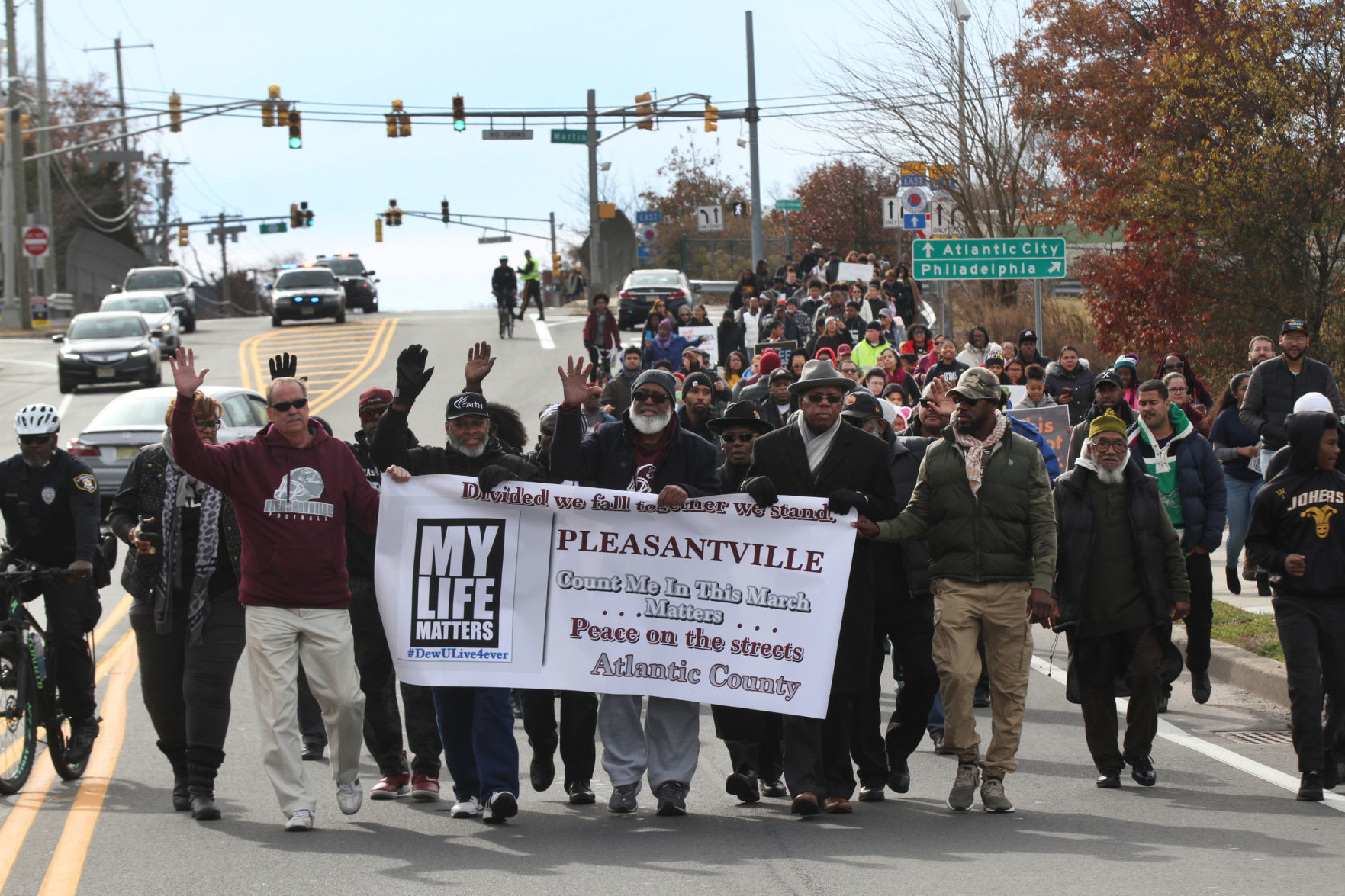 Pleasantville peace march